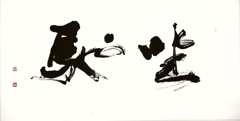  書法《坐馳》董陽孜